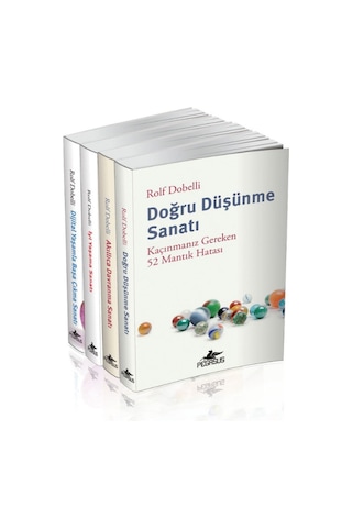 Pegasus Yayınları Rolf Dobelli Koleksiyonu 4 Kitap Takım Set