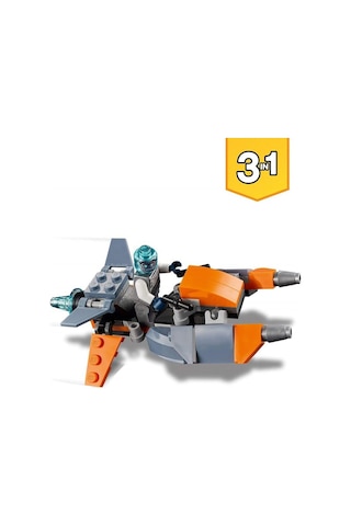 LEGO® Creator 31111 3’Ü 1 Arada Siber İnsansız Hava Aracı 113 Parça