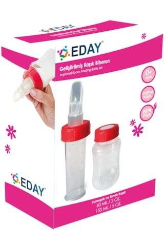 Eday Geliştirilmiş Kaşık Biberon 5'li Set