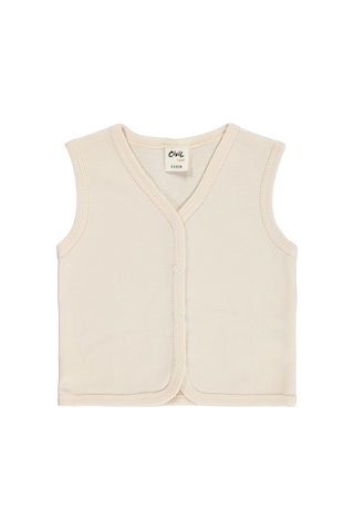 Civil Baby Basic 6-18 Ay Yelek - Bej