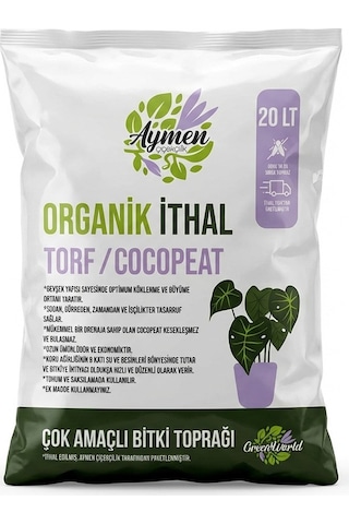 20 Litre Organik İthal Çok Amaçlı Bitki Toprağı - Çiçek, Sebze