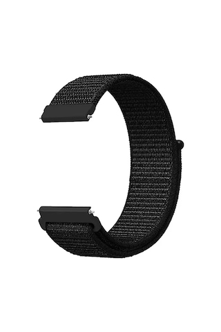 Caseonn Haylou 2 Ls02 Kordon Hasır Kumaş Nylon Kayış Siyah
