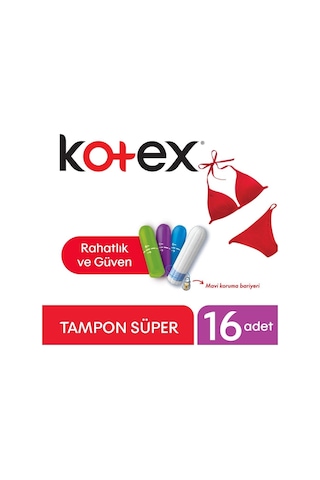 Kotex Tampon Süper 16'lı