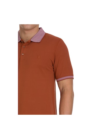 Hatemoğlu Kiremit Regular Fit 100% Pamuklu Polo Yaka Tişört 1999780 Tarçın-01
