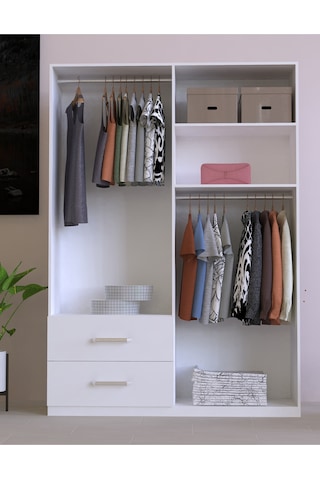 Metalia Gm 076 4 Kapılı 2 Çekmeceli Aynalı Gardrop