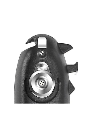 Ağır Hizmet Konserve Açacağı Manuel Kavanoz Kapağı Sökücü Yumuşak Dokunuşlu Saplı Keskin Bıçak Düz Kenarlı Çok Fonksiyonlu Şişe Açacağı Gri