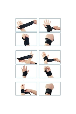 Ankaflex Ortopedik Spor Bandı Statik El Bilek Ateli Splint