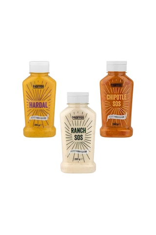 Sos Paketi 3'lü Hardal Chipotle Ranch