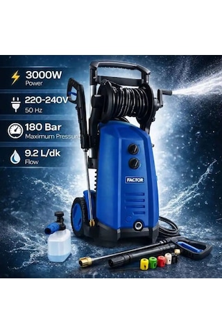 Factor FCPW180D 180 Bar Basınçlı Yıkama Makinesi