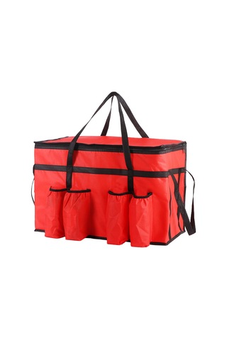 Suntek Yalıtımlı Gıda Teslimat Çantası Kırmızı Kırmızı