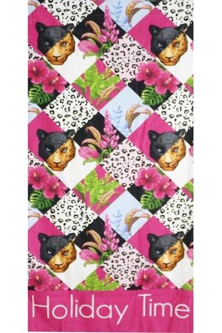 T.concept F.k Seri Çantalı Plaj Havlusu, Yumuşak Dokulu, 70x140 Cm Renkli