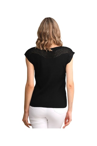 Kadın Triko Kayık Yaka Omuz Fitilli Askılı Atlet 12731 Bgl-st04220 Siyah