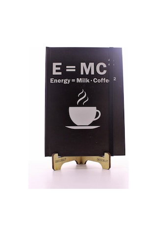 Star Global Lastikli Çizgisiz Sert Kapak Emc2 Defter