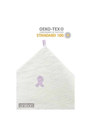 Askılı Mutfak Havlusu - 70 Cm Çapında Yuvarlak El Ve Yüz Havlusu 8 Renk Beyaz