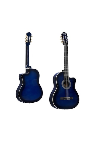 Midex Mgx-100bl-bag Üst Seviye Klasik Gitar 4/4 Sap Ayarlı Tuner Çanta Askı Capo Metod Pena