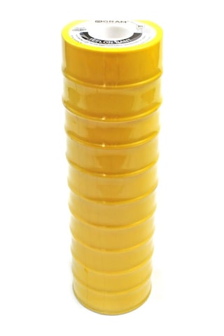 Gram Teflon Bant Sızdırmazlık Bandı 19 mm x 30 Mt 10 Adet - YERLİ ÜRETİM