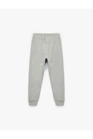 Koton Baskılı Şardonlu Jogger Gri Erkek Çocuk Eşofman Altı 6wkb40123tk Gri