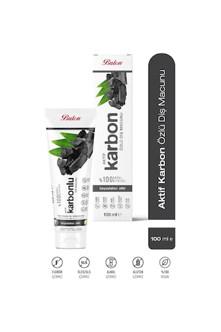Doğal Aktif Karbon Özlü Diş Macunu 100 Ml Tam Koruma