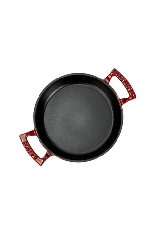 Lava Döküm Yuvarlak Sahan Döküm Demir Yekpare Çift Kulplu Çap Ø 1