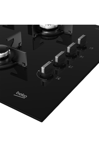 Beko BOCD T 6510 ES Ankastre Cam Ocak Siyah