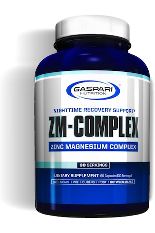 Gaspari Nutrition Zma Complex: Nighttime Muscle Recovery Zinc, Magnesium, Vitamin B6 90 Caps