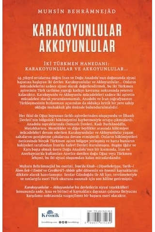 Karakoyunlular Akkoyunlular: İran Ve Anadolu Da Türkmen Hanedanları