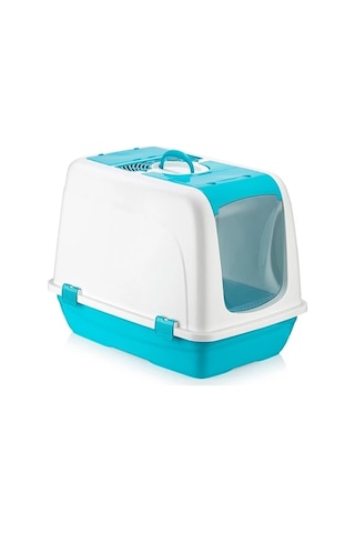 Bvlx 5092 XXL Büyük Boy Kapalı Kedi Tuvaleti 46 x 66 x 52 CM