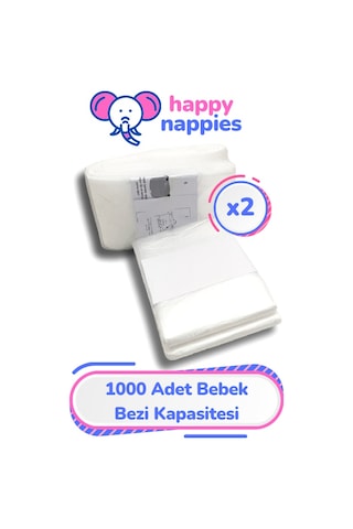 Korbell 15/16 lt. Kova ile Uyumlu Yerli Çöp Poşeti - 2 Yedek