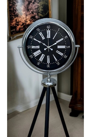 Majestic Krom Tripod Ayaklı Saat Çok Renkli