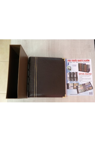 Kasetli Albüm Kağıt Para Madeni Para Fdc Kartpostal İçin-kr