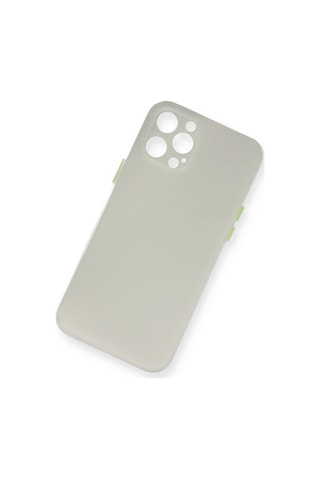 Cosmotex Newface Apple iPhone Uyumlu 12 Pro Max Kılıf Pp Ultra İnce Kapak - Beyaz