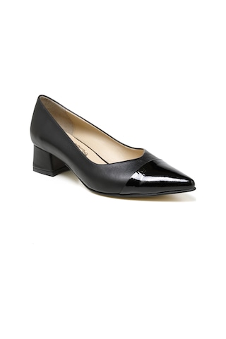 Topuklu/ Stiletto Kadın Rc-4006 Deriden Siyah Siyah