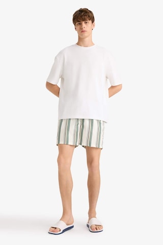 Defacto File Astarlı Microfiber Kısa Boy Deniz Şortu G0177ax25hskh440 Haki