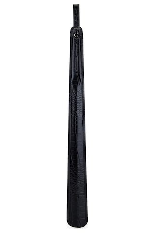 Tamer Tanca Unisex Hakiki Deri Siyah Kroko Kerata Çekecek 147 Kerata Sk25-26 Sıyah Kroko