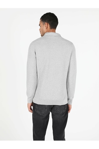 Colin's Regular Fit Sal Yaka Erkek Gri Kazak CL1051638_Q1.V2_GRA