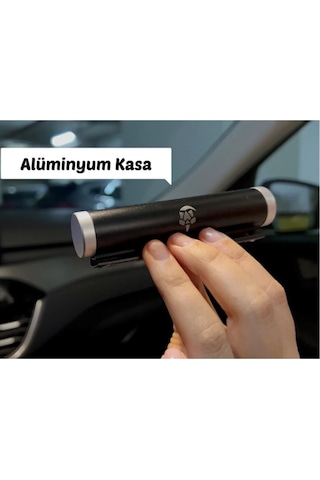 Livx Alüminyum Kasa Çevirmeli Araç Park Telefon Numaratör Siyah