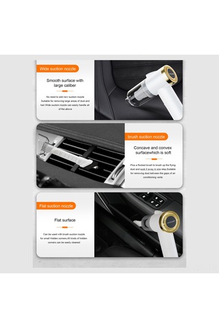 Singree Taşınabilir Kablosuz Araç Ve Ev Vakum Makinesi - 9000pa Güçlü Emiş, 4000mah Pil