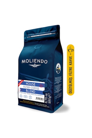 Moliendo Finest Coffee House Blend Öğütülmüş Filtre Kahve 250 G