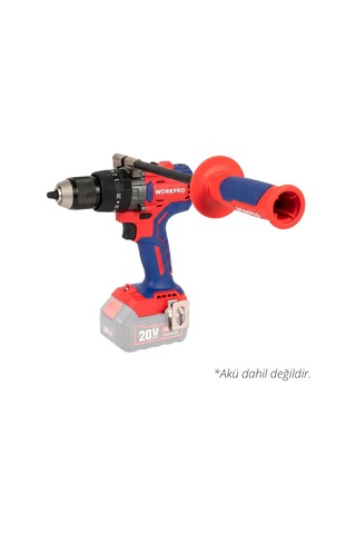 Workpro Wp390017 20volt 120nm. Kömürsüz Profesyonel Şarjlı Darbeli Matkap Akü Dahil Değildir