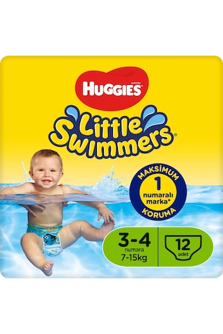 Huggıes Little Swımmers Mayo Bebek Bezi Beden:3-4 7-15kg 72adet 3 Numara 6'lı