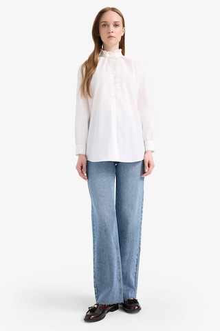 DeFacto Dik Yaka Terry Cotton Uzun Kollu Tesettür Gömlek Tunik F1356AX25SMER105