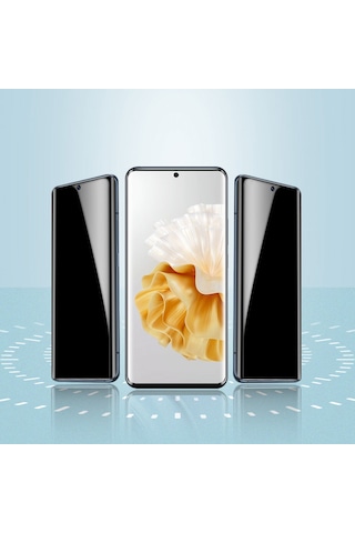 Galaxy S24 Ultra Uyumlu Zore Kolay Uygulama Aparatlı Privacy Easy Body Hayalet Ekran Koruyucu