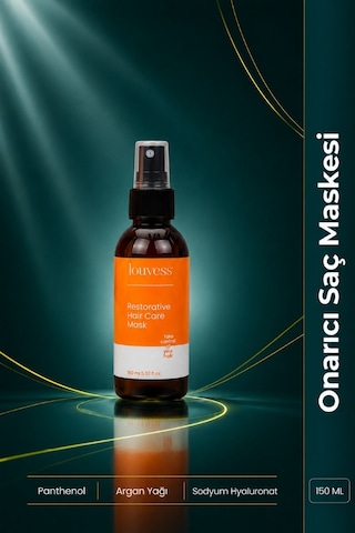 Louvess Biotin Panthenol ve Kolajen İçerikli Onarıcı Saç Bakım Maskesi 150 ML