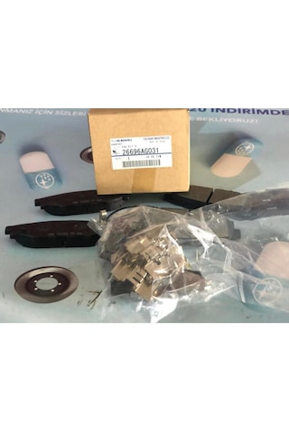 26696Ag031 Oem Subaru Arka Fren Balata