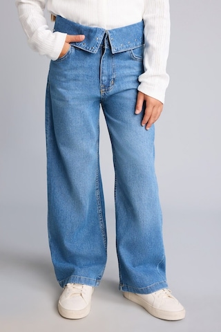 Defacto Wıde Leg Pantolon Kız Çocuk I5710a826aunm39 Mavi-nm39