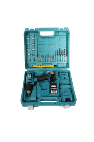 Bulldoze B-Force 24V 5Ah Darbeli Çift Akülü Şarjlı Vidalama Matkap + 27 Parça Usta Set