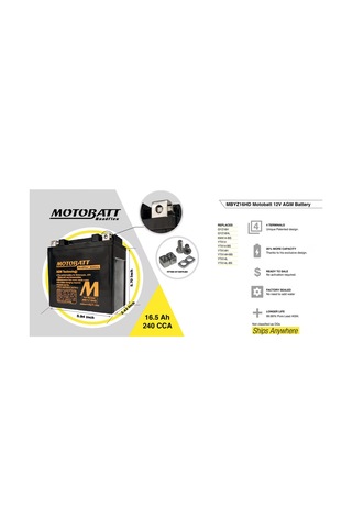 Motobatt Quadflex 4 Kutup 16 5 Ah 240 Cca Agm Akü