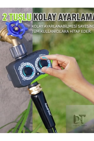 Bahçe Sulama Zamanlayıcısı Musluk Tipi Pilli Elektronik Analog Zamanlayıcı Yüksek Kalite
