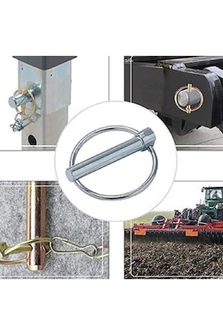 Traktör Pimi Yaylı Çelik 6 Mm Pim - 2 Adet