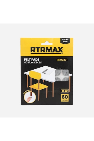 Rnu0201 Mobilya Keçesi 20 Mm X 2 Mt - Gri Gri